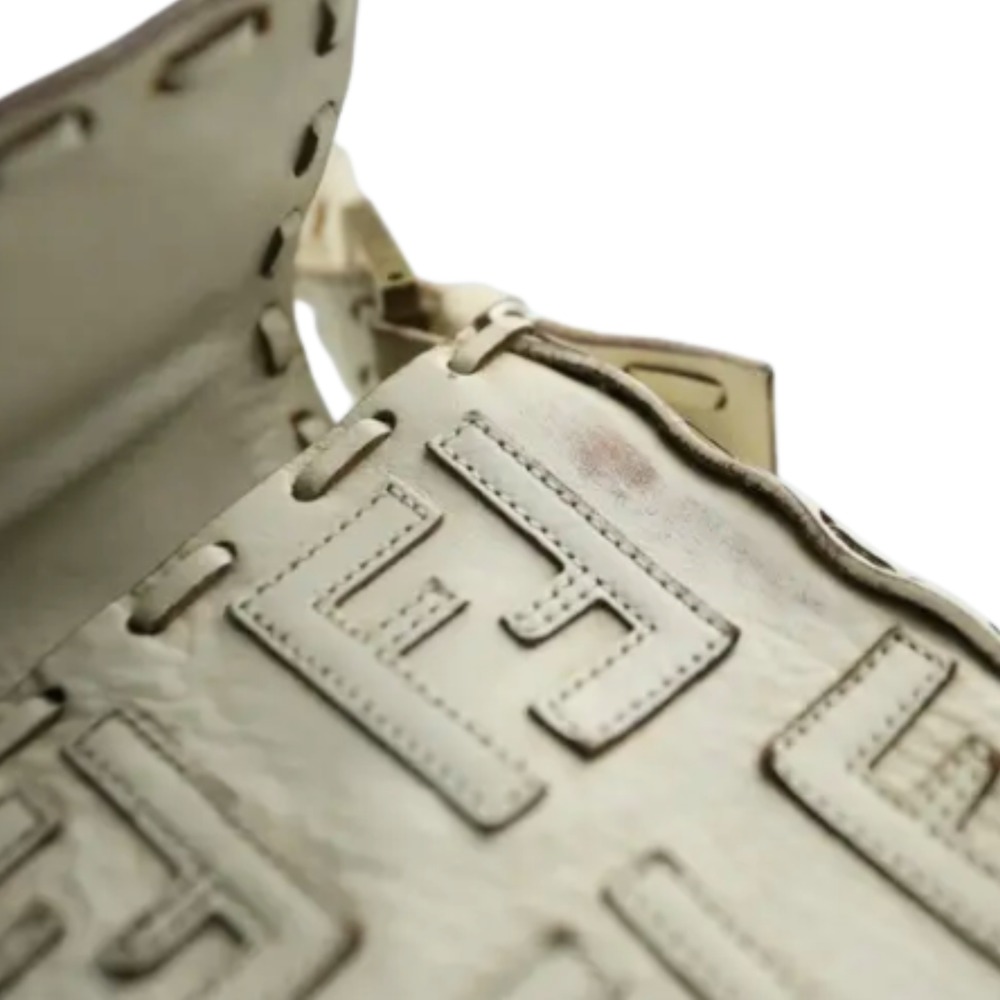Fendi Raised Leather FF Zucca Baguette - Picture 8 of 10